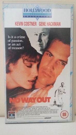 No Way Out VHS Pal Video Tape (Very Rare And Collectable VHS Film)
