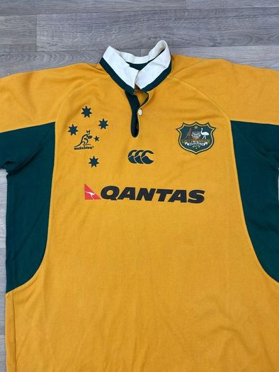 Vintage 2007 Canterbury Australia Wallabies Rugby Jersey Shirt Mens XL