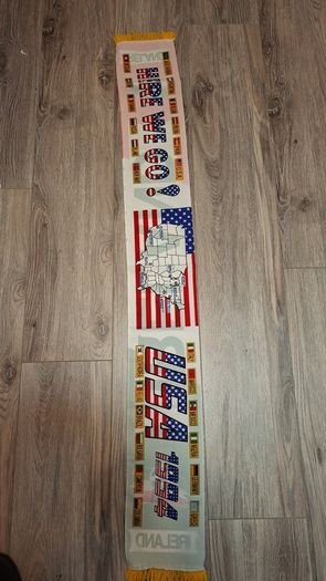 Rare Vintage Ireland USA 94 Collectors Scarf
