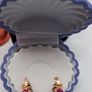 14 ct gold ruby earrings Image 2
