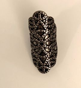 Vintage Gothic Armor Shield Ring