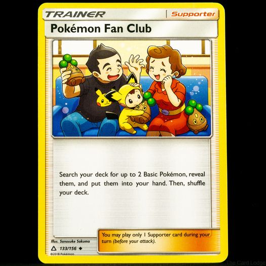 Pokemon Fan Club 133/156 Uncommon Trainer Sun Moon Ultra Prism Pokemon Card
