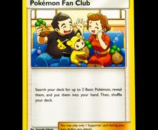 Pokemon Fan Club 133/156 Uncommon Trainer Sun Moon Ultra Prism Pokemon Card