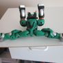 2007 Bandai Power Rangers Jungle Fury Green Ranger Elephant Ranger Deluxe Figure. Image 6