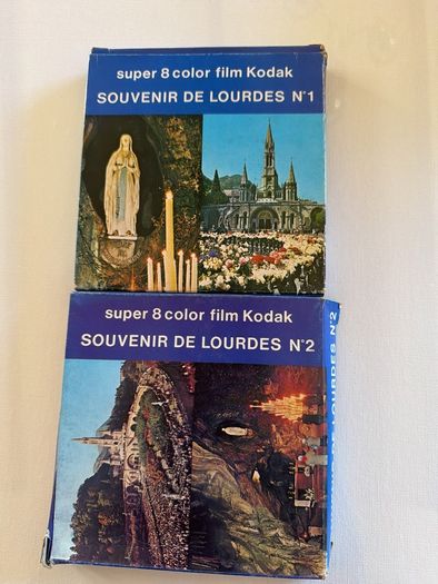 Super 8 Kodak Films. Color. Souvenir de Lourdes. 1+2.