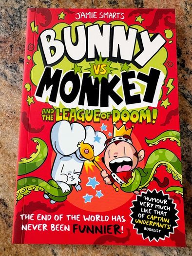 Bunny Vs Monkey books series (x4) - BRAND NEW