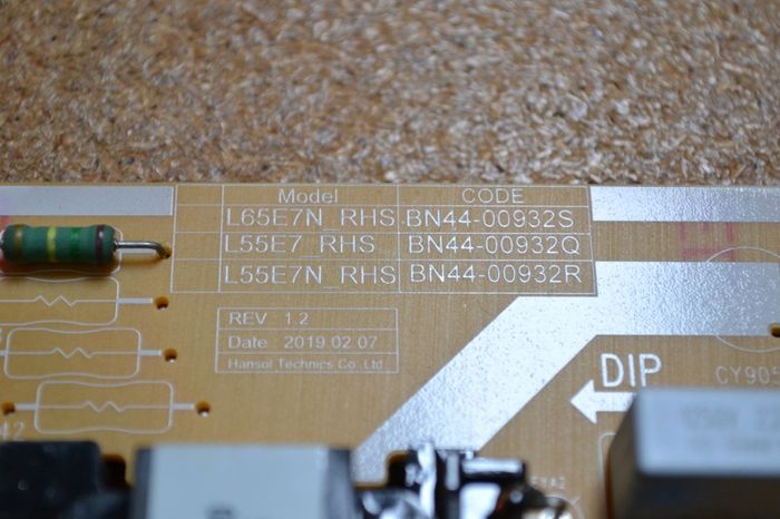 Samsung TV Power Supply Board PSU BN44-00932