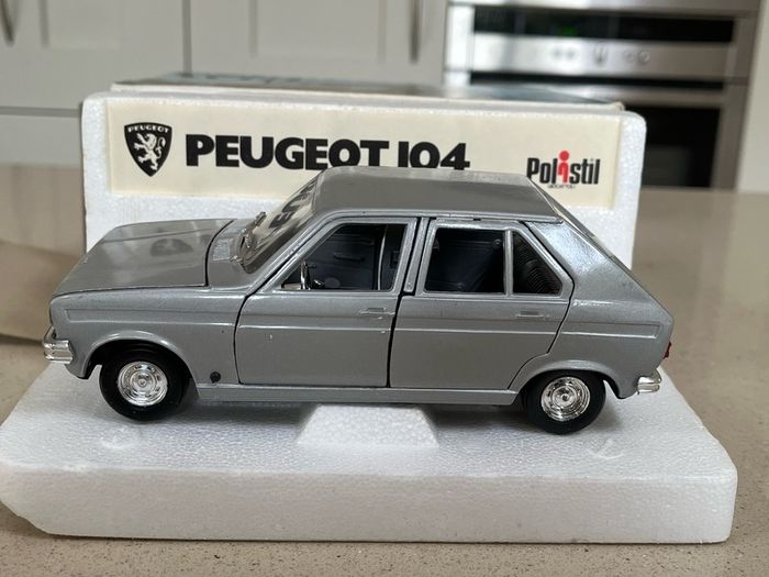 Peugeot 104 Scale 1/25 Polistil Year 1974 Very Rare