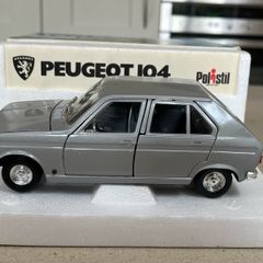 Peugeot 104 Scale 1/25 Polistil Year 1974 Very Rare