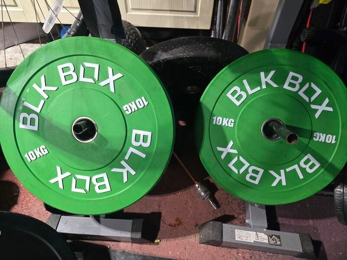 BLK box 10kg green HD bumper plate