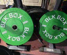 BLK box 10kg green HD bumper plate