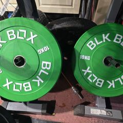 BLK box 10kg green HD bumper plate