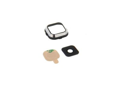 For Samsung Galaxy A5 A500 Camera Lens Rear Back Glass Cover With Frame Black - FHT23SMCL