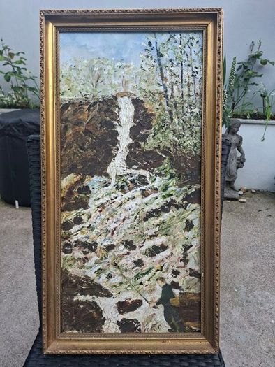Charming Vintage Oil Painting signed & framed