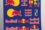 Red Bull Motorcycle Motorbike Stickers Moto Bike Windshield Fairing Fender Fuel Tank Helmets Body Accessories Decals