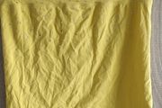 Yellow tube crop top with rhinestones fits 6/8/10 or white worn once