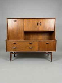 Mid Century Modern Classic 1960s G Plan Teak Highboard