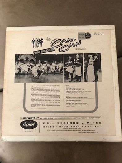 Frank Sinatra - Cole Porters Can Can OST Vinyl Original