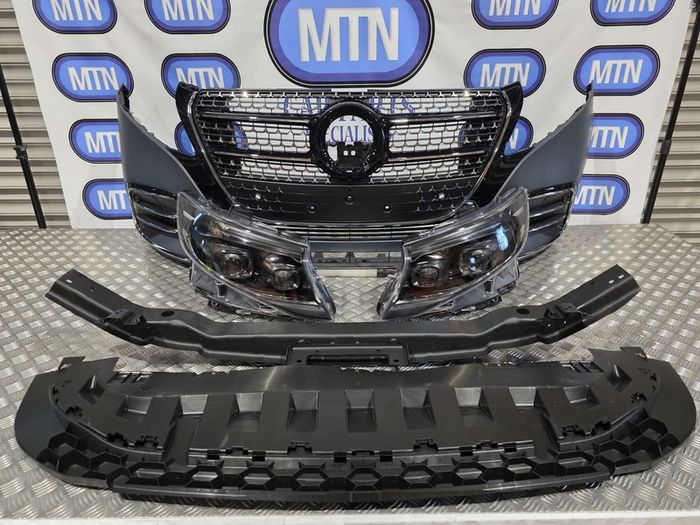 Facelift Bodykit Bumper Headlight Kit for Mercedes V Class Vito W447 16-24 V300d