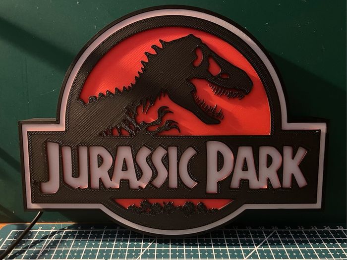 Jurassic Park Light box