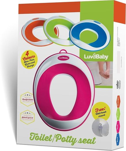 Baby Bjorn Potty Chair Blue/White + FREE Toilet Seat + Bambino Mio Potty Training Pants