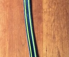 Ladies Black&Neon Armani Leather Belt(Damaged)