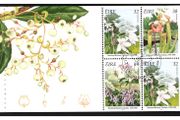 1995 Ireland Bicentenary of National Botanic Gardens, Glasnevin Commemorative Stamp Booklet Pane with First Day of Issue Cancel. Hibernian HP79.