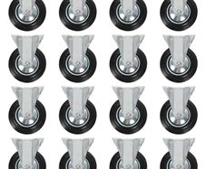16 pcs Fixed Casters 160 mm