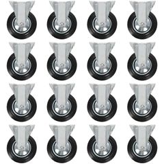 16 pcs Fixed Casters 160 mm