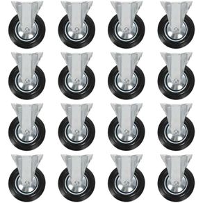 16 pcs Fixed Casters 160 mm