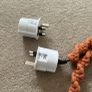 Set of two terracotta coloured rope lights with bulbs and adaptors Image 3