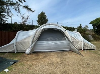 8-person inflatable camping tent