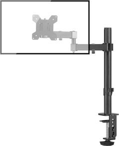 NEW SALE | Monitor Arm Desk Mount, Max. Load 10kg, Adjustable Mount with Tilt Swivel Rotation for 13-32 inch LCD LED Screens, 2 Mouting Options, Vesa 75x75/100x100mm