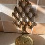 Vintage Solid brass sconce Wall Mount Pillar Candle holder Image 5