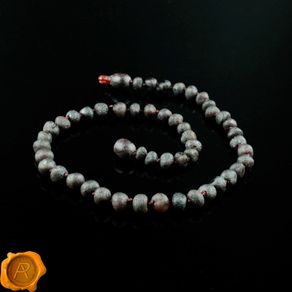 SAFETY POP CLASP Lab tested dark raw unpolished Amber teething necklace beads genuine Baltic amber boys necklace or double anklet/bracelet amber beads