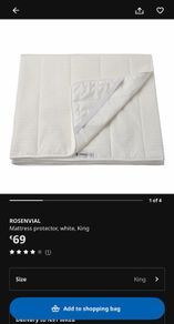 IKEA Mattress Protector King Size