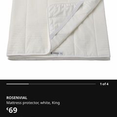 IKEA Mattress Protector King Size