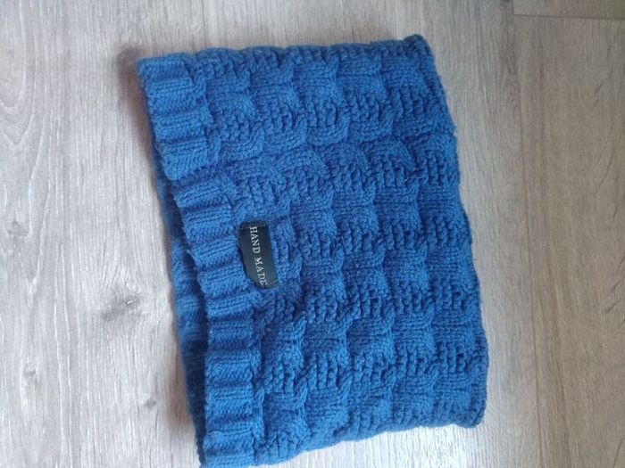 Scarf winter kids dark blue