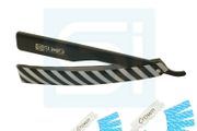 Professional Plastic Handle Straight Barber Razor Wet Razor Cut Throat Shaveing