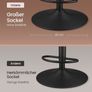 2 x  bar stools swivel Image 5