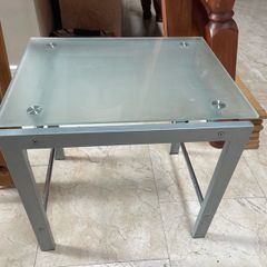 Lovely Glass Topped Side Or Small Coffee Table - Can Deliver