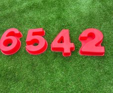 silicone cake mould numbers five euro each. Ten inch