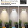 Solar Address Sign, House Numbers for Outside Light Up, 3 Colors Waterproof LED Illuminated Numbers With Stake, Wall Mounted/In Ground Plaque for House Image 4