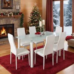 Perfect Christmas Gift! Dining Set with 6 Chairs