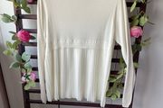 jumper bnwt savida cream pleated back jumper size medium