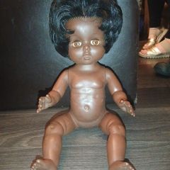 Vintage Black doll marked Chiltern made in England
