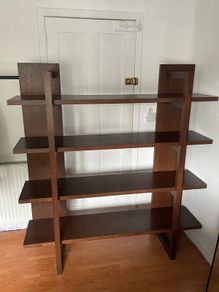 Solid Wooden Bookshelf