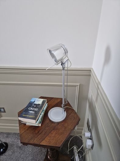 Vintage articulated desk lamp | Lumilampe - Brilliant | industrial design metal 1980