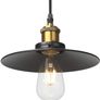 Vintage Industrial Style Ceiling Pendant Lights,Set of 3 Black Metal Pendant Lights,Hanging Light Fixture for Kitchen Island,Farmhouse,Living Room,Bedroom FREE SHIPPING Image 2