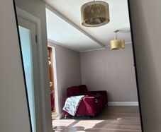 Black Framed Mirror 60cm x 90cm, Excellent Condition